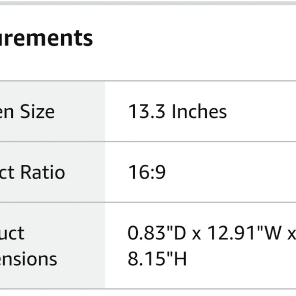 Kenowa 13.3 inch Portable Monitor, PC 16:9 Display with HDMA VGA - Picture 7 of 8